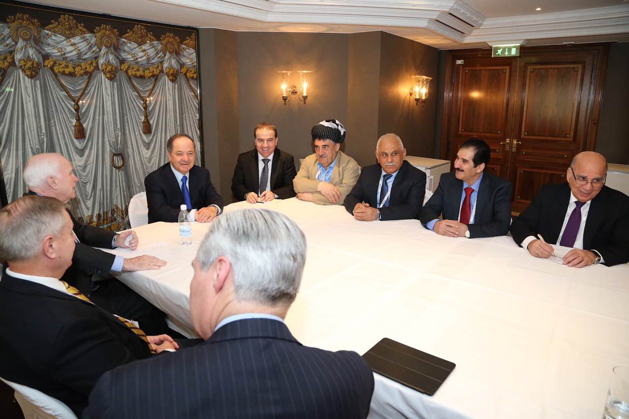 بارزانی له‌گه‌ڵ ژماره‌یه‌ك سیناتۆری ئه‌مریكی كۆده‌بێته‌وه‌ 